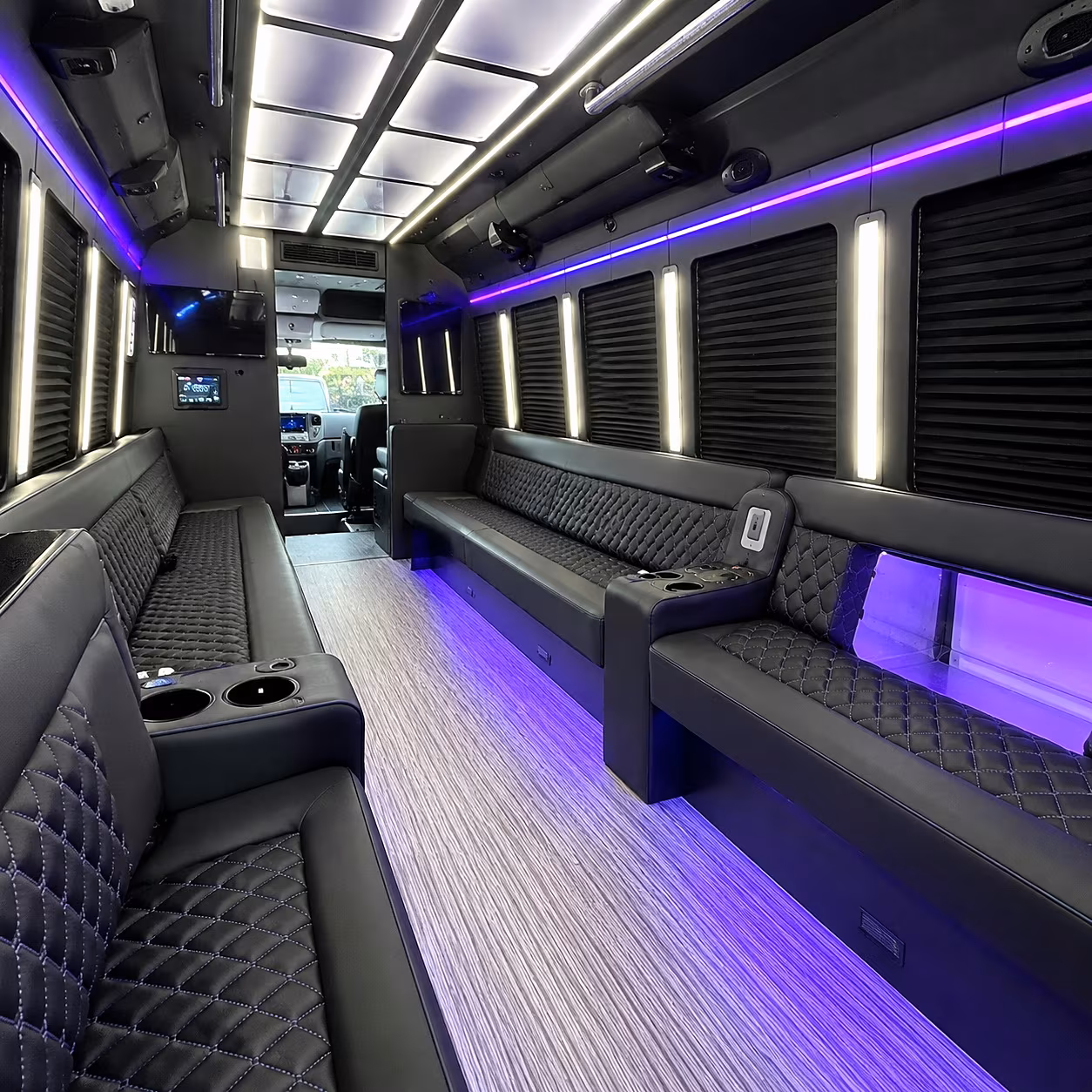 bellflower party bus rentals inside
