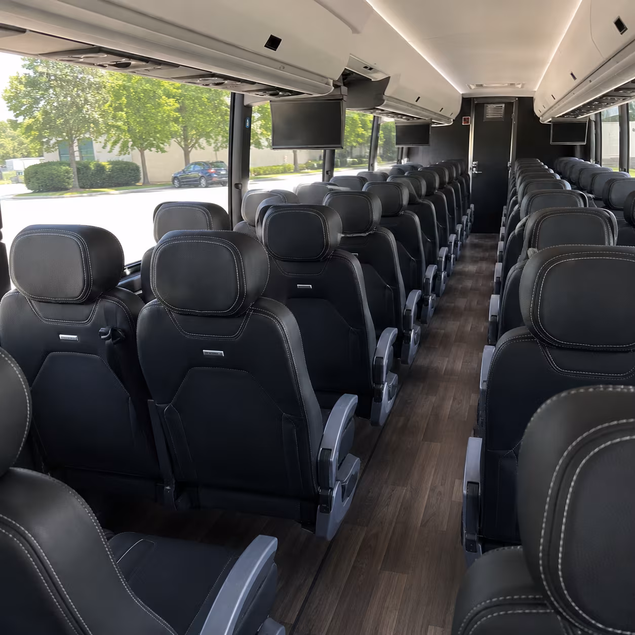 fullerton charter bus rental inside