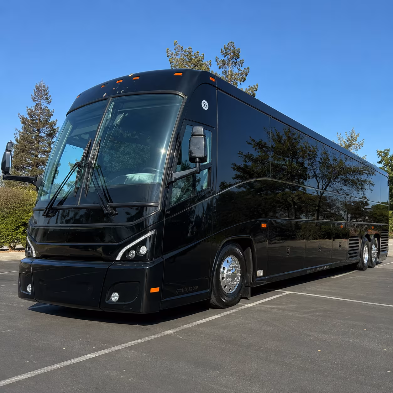lax is 18 miles from bellflower let a bus handle every mile of it