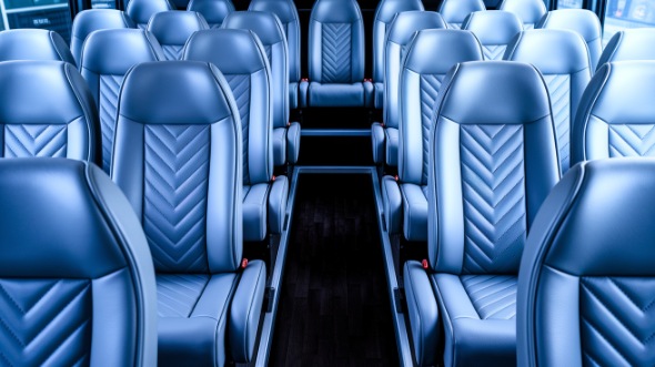 30 passenger minibus inside westminster