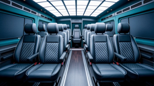 sprinter van with driver interior compton